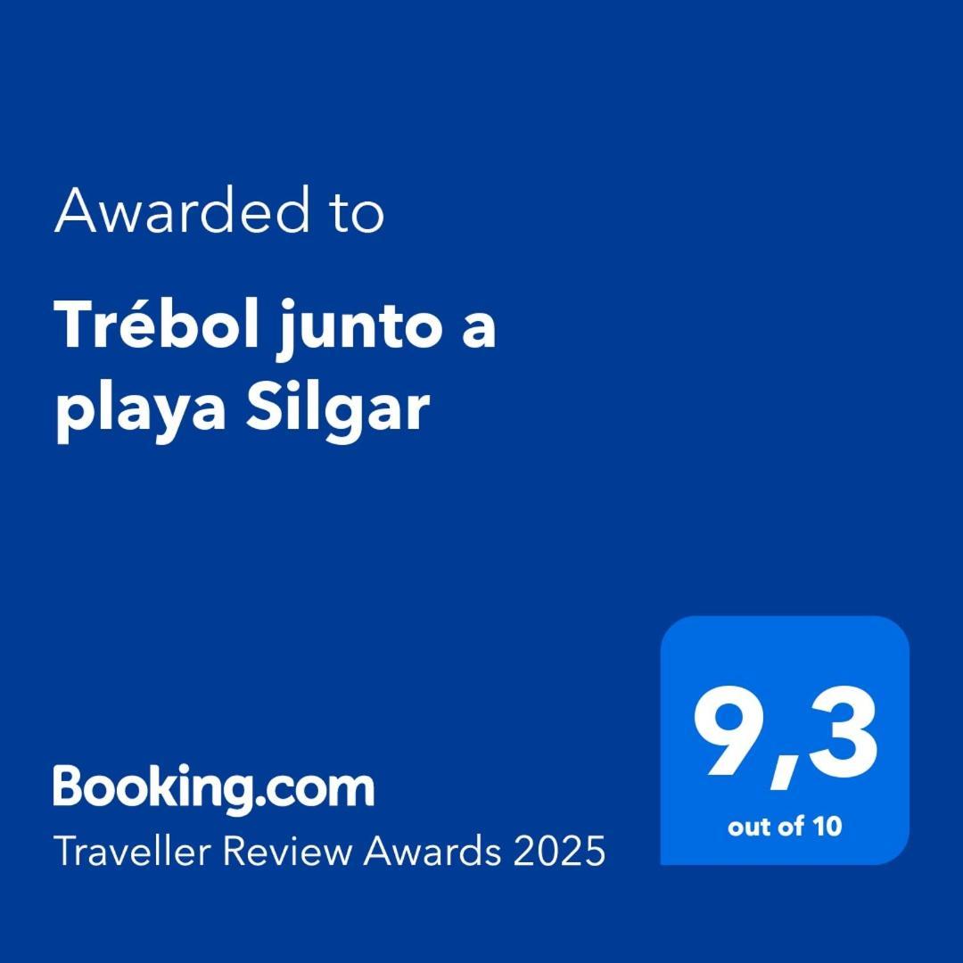 شقة Trebol Junto A Playa Silgar سانكسينكسو المظهر الخارجي الصورة